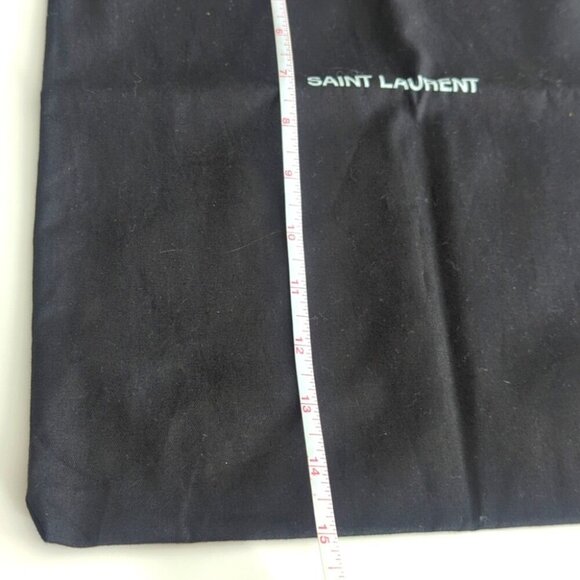 Saint Laurent Black Drawstring Dust Shoe Storage Bag - New - Picture 4 of 4